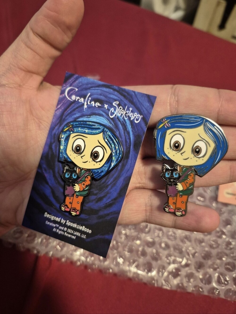 Coraline fantasy pin